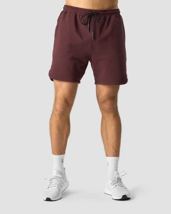 ICIW jogge shorts bomull burgunder