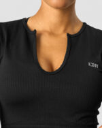 ICIW Ribbed Define Seamless Cropped LS